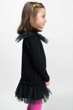 BORDERS DRESS  BLACK 2