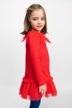 BORDERS DRESS  RED 2
